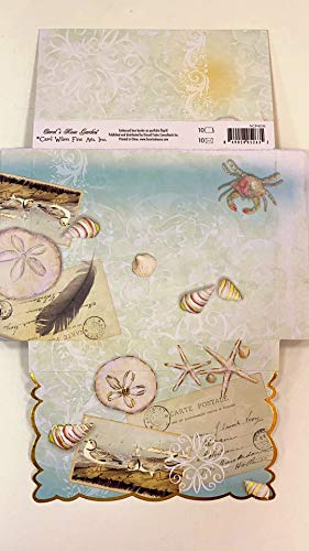 Image of Sea Shore Boxed Portfolio Note Cards by Carol Wilson Fine Arts (NCP4016)