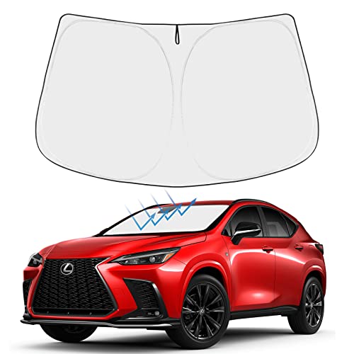 Proadsy Windshield Sunshade for 2022-2025 2026 Lexus NX NX250 NX350 NX350h NX450h+, Block Sun & UV...