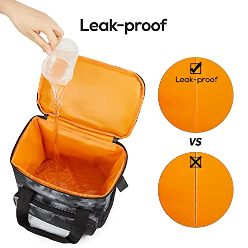 Image of TOURIT Small Soft Cooler Bag Insulated, 24 /35 /46-Can Lunch Cooler Bag, Ice Chest, 14.6 /24 /32L Leakproof & Portable Coolers for Picnic, Beach, Camping, Work, Travel, Trip