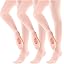 3 Pairs Ballet Pink