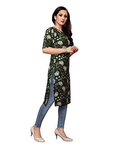 Image of Sanisa Women's Crepe Printed Kurta