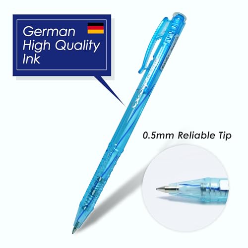 Stylos à bille bleus pour le bureau lot de 50 Flexoffice