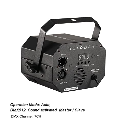 Laser Lights Dj Lights, Olaalite Rgb Starry Sky Party Laser Stage Light, Disco Club Pattern Light With Sound Activated & Dmx Control, Perfect For Wedding Party Disco Stage & Dj Lighting #TOP4