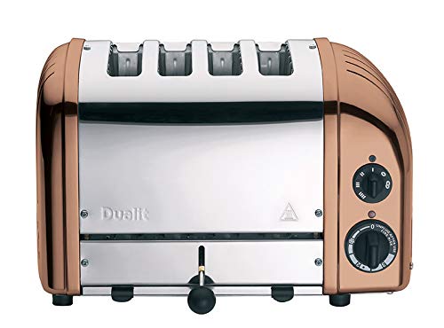 Dualit 47390 Classic New Generation Toaster 4 Scheiben, 18/8 Edelstahl, Kupfer – Bild 3
