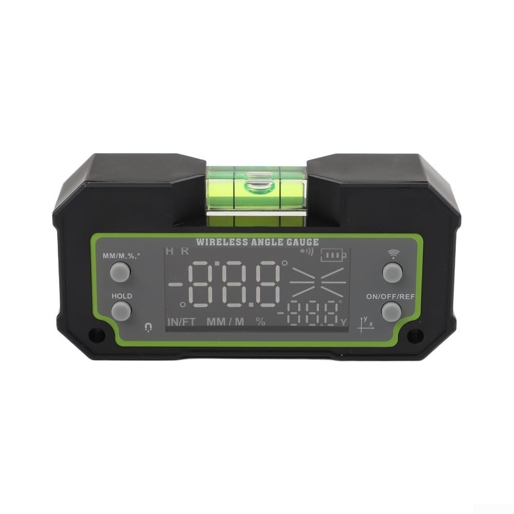 Inclinómetro digital ABS con base magnética fuerte (DC170)