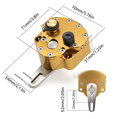 Amortiguador de dirección universal ajustable accesorio seguridad para moto 5