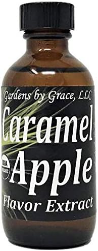 Organic Flavor Extract Caramel Apple | Use in Gourmet Snacks, Candy, Beverages, Baking, Ice Cream, Frosting, Syrup and More | GMO-Free, Vegan, Gluten-Free, 2 oz
