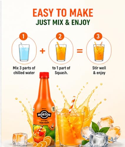 Image of Birla Morton Orange Squash 750 ML Pack of 2