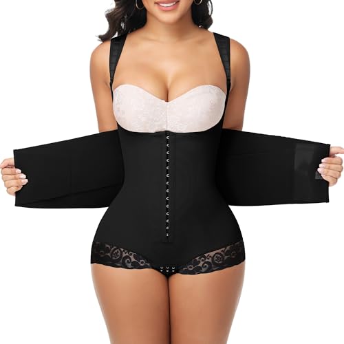 SHAPSHE Fajas Colombianas Moldeadoras Stage 1/2/3 Faja Body Shaper High Compression Garment Waist Shapewear for Women