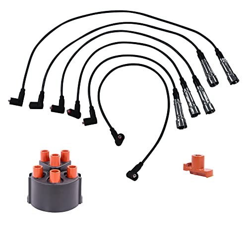 1x Zündkabelreparatursatz beinhaltet;1x Zündkabelsatz 6-teilig + 1x Zündverteilerkappe + 1x Zündverteilerläufer