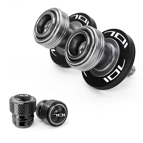 QWLMST Motorrad Schwingen Spulen Slider Ständer Schrauben Zubehör Passt für Husqvarna Svartpilen 701 Moto SM 701 Enduro TE 701 Schwingarmspool-Grey-Combo