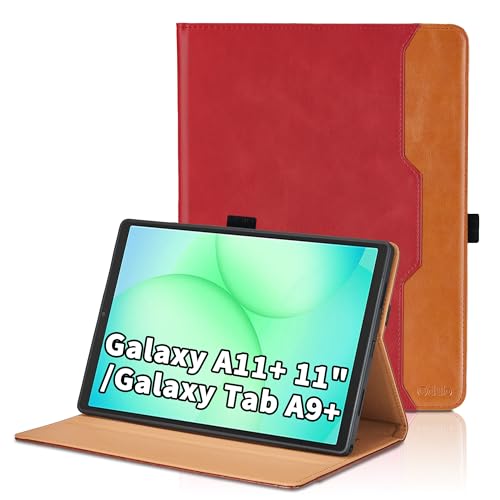 Étui Galaxy Tab A11+ Plus antichoc avec fonction stand multi-angle et poche intégrée