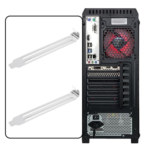 OTOTEC 6X PCI Bracket Standard para PC, Cubierta trasera para ranura de expansión, 122x18x21 mm miniatura 3