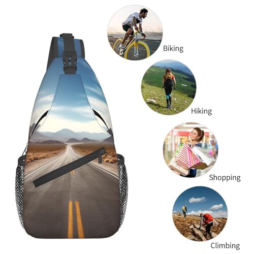 Bolso cruzado para pecho estilo diagonal para hombres y mujeres miniatura 6
