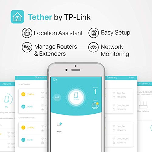 Product Image 1: TP-Link AC750 WiFi Extender (RE220), Covers Up to 1200 Sq.ft and 20 Devices, Up to 750Mbps Dual Band WiFi Range Extender, WiFi Booster to Extend Range of WiFi Internet Connection
