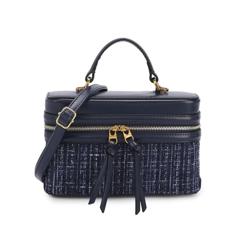 Image of Classic Satchel Crossbody Purse for Women Chic Mini Box Purse, Women Crossbody Shoulder Bag