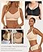 FeelinGirl Post Surgery Compression Bra Front Closure Bras for Women Mastectomy with Front Closure Wireless Bra Beige M