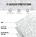 KASARO Peel and Stick Mosaic Shell Backsplash Sticker for Kitchen, Bedroom and Bathroom Mother of Pearl Wall Tiles (1, White)