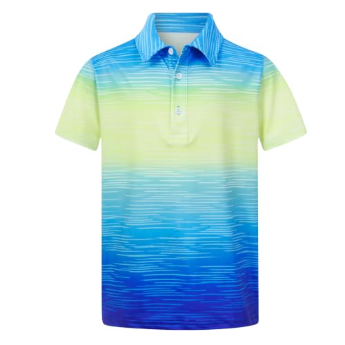 westwolf Boys Hawaiian Polo Shirt Golf Clothes Sea Wave 5-6 Years - image 3