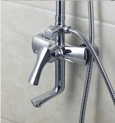 Mitigeur douche pluie Gowe contre les variations de température avec bras de contrôle précis - 2