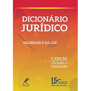 Capa do livro Dicionário jurídico