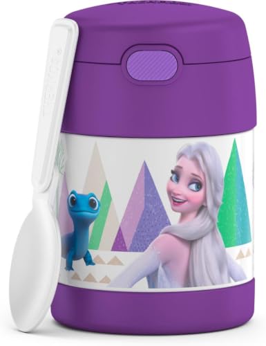 Image of Thermos FUNTAINER Insulated Food Jar - 10 Ounce, Frozen 2 - Kid Friendly Food Jar with Foldable Spoon (Pack of 6)