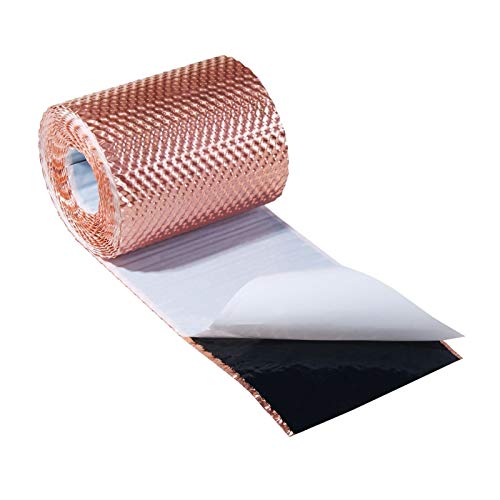 BMD Moos Stop 150mm x 5m Kaminanschluss Wandanschluss Kupferband Kupfer Dach Anti Moosstop