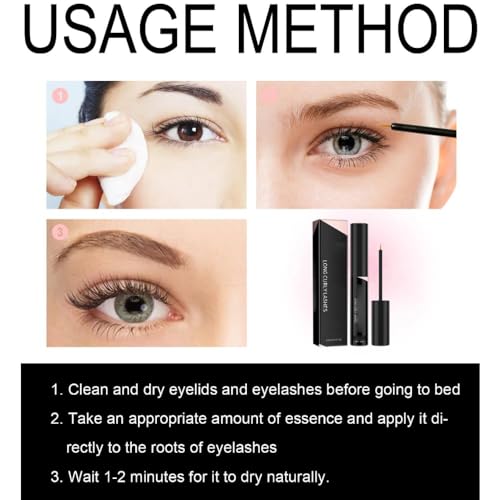 Eyelash Serum,Lash Serum,Serum Pestañas, Volume, Thickness, Darkness, Beauty, Lengthening & Natural Eyelash Fluid