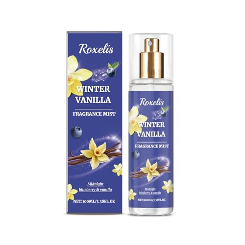 Perfume para hombre y mujer, aroma a vainilla y arándano, 100 ml, mini perfume natural con aroma fresco y duradero, ideal para viajes