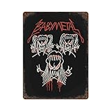 ベビーメタル Babymetal ブリキ看板 ブリキの絵 金属ポスター 金属アート 壁掛けプレート ウォールアート サインボード 装飾鉄絵 ヴィンテージ風 おしゃれ 壁飾り 吊り下げ用穴付き 取付が簡単 カフェ バー インテリア 家庭用 30×40cm