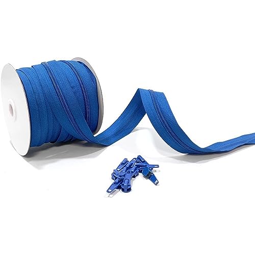 3M/Roll Continuous Zipper Nylon 5#, with 5 Automatic Metal Sliders for Sewing (3232, 03M) - Image 4