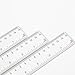 4 Pcs Geometry Math Set 15cm Ruler Set Ruler Protractor Set Triangle Ruler for Kids Classroom Learning