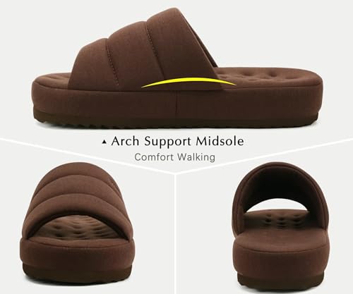 Image of KuaiLu Cozy Memory Foam Slippers For Men - All-Season Warm House Shoes