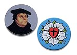 Christliche Geschenkideen °°2655 Einkaufswagenchips Martin Luther, 10er-Packung