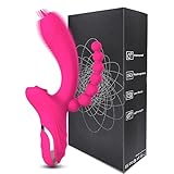 Vibrator 3 in 1 Clit Dildo Vibrator for Women Clitoris G Spot Tongue Sex Toys Adult Goods for Women