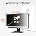 Amazon Basics Privacy Screen Filter -24 Inch 16:9 Widescreen Monitor, Anti-Spy, High Clarity, UV Protection, Eye Protection, Anti Glare & Blue Light Filter, Anti-Scratch (24