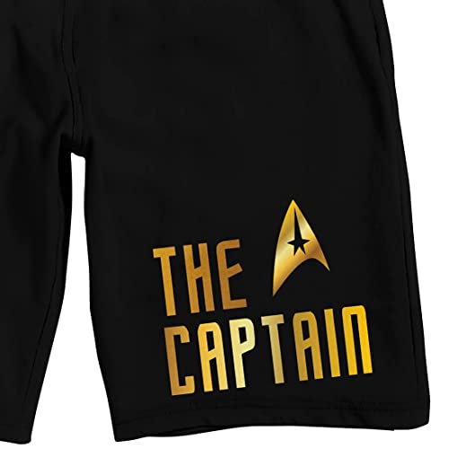 Star Trek Original Series The Captain Men's Black Sleep Pajama Shorts2