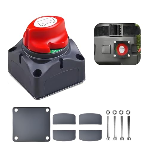 Capacità Elevate di Interruzione: L'interruttore gestisce 275A in modo continuo e 455A in modo intermittente a 12V CC, con una capacità momentanea di 1250A a 12V CC. Queste specifiche assicurano che l'interruttore possa gestire applicazioni ad alta intensità senza rischio di surriscaldamento o danni.