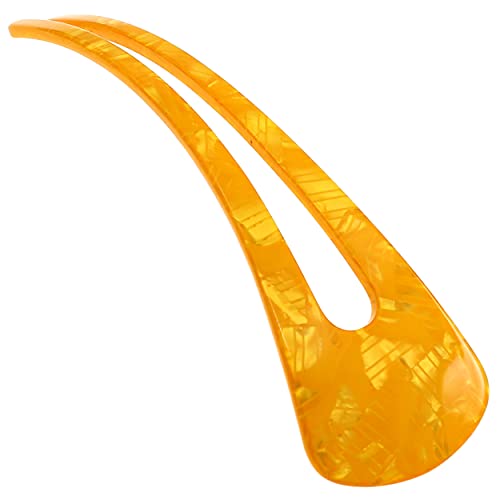 Épingles à cheveux ondulées Camila Paris exprimez votre créativité avec un chignon orange