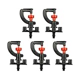 Yardwe 10 piezas de rociadores de nebulización de agua g tipo boquilla de riego goteros rociadores micro jardín spray