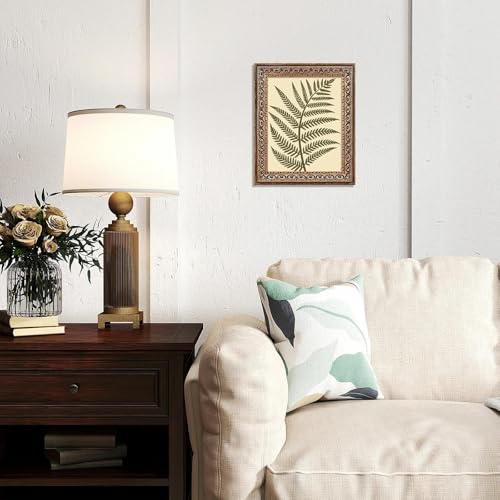 Image of VIOLABBEY 8x10 Picture Frame Antique Black and Gold, Vintage Photo Frame | Antique Ornate Picture Frame, Wall or Tabletop Display, Classic Design for Home Office Decor, Fits 8x10 Pictures