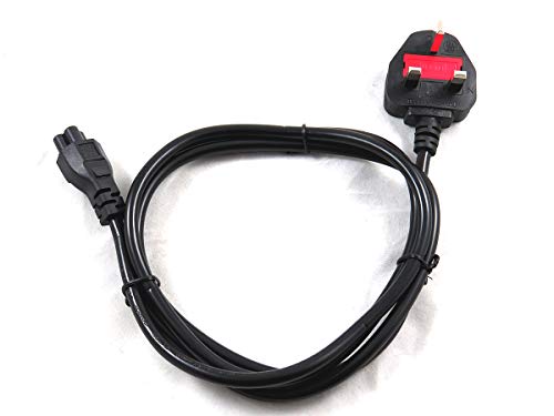 AMSK Power 3-Prong 6 Ft 6 Feet United Kingdom UK AC Laptop Power Cord Cable for Dell IBM HP Compaq Asus Sony Toshiba Lenovo Acer Gateway MSI Notebook Computer Power Supply Cord Charger…