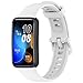 E ECSEM Bands Compatible with Huawei Band 10/9/8 Smartwatch Replacement Silicone Adjustable Bracelet Accessory Strap for Huawei Band 10/9/8 Wristbands W/Metal Buckle (ColorsA)