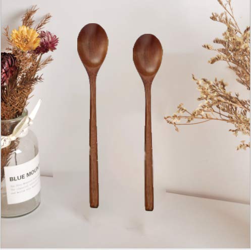 6-teiliges Holzlöffel-Set Aus Nanmu – Handgefertigte Kochlöffel Für Küche & Honig – Naturbelassenes Holz