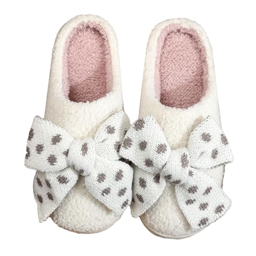 Women Men Slippers Plush Warm House Slippers Casual Home Shoes Soft Slip-on Couple Cotton Outdoor Indoor Bedroom Shoes