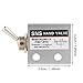 Pneumatic 3 Position 2 Port Toggle Switch G1/8 Pneumatic Mechanical Valve HL2301 Pressure 1.5-8kgf/cm²
