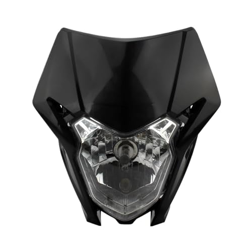 Vbbrswaad Faro motocicleta led Para CRF150L 150R 150F 230L 250L 250X 250M 300 450L 450X 450RL Faros Halógenos Para Motocicleta(Negro)