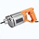 Concrete Mixers, Hand-held Construction Vibrator Concrete Vibrator Pencil Concrete Vibrabrater With 1M 1.2M 1.5M Hose([1280W] stand-alone aluminum body)