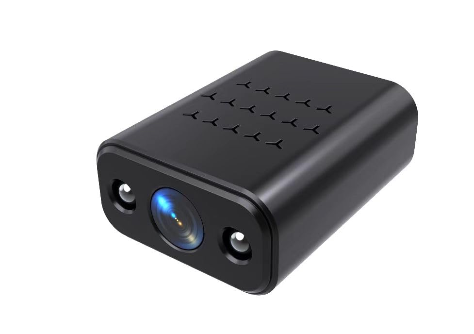 XNJ Mini Kamera, 4K HD Überwachungskamera Innen, 2,4/5 GHz WLAN innenkamera mit akku, Bewegungserkennung, Remote Viewing für Sicherheit mit APP