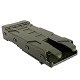 Tactical MOLLE 10pcs 12 Gauge Shotgun Magazine Shell Pouch Carrier Holder (OD Green)